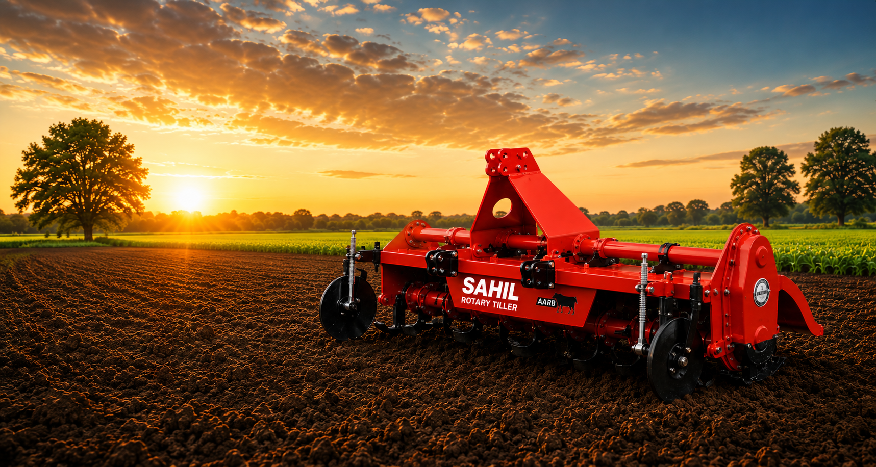 Sahil Agro Heavy Duty Rotavator – powerful soil preparation machine
